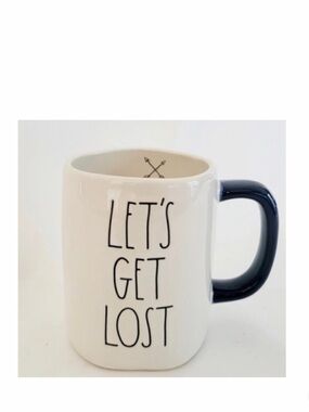 NEW Rae Dunn Let's Get Lost Mug